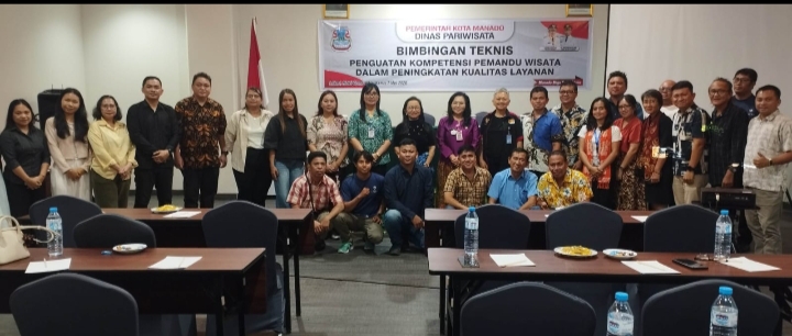Dinas Pariwisata Kota Manado Gelar Bimtek Penguatan Kompetensi Pemandu Wisata